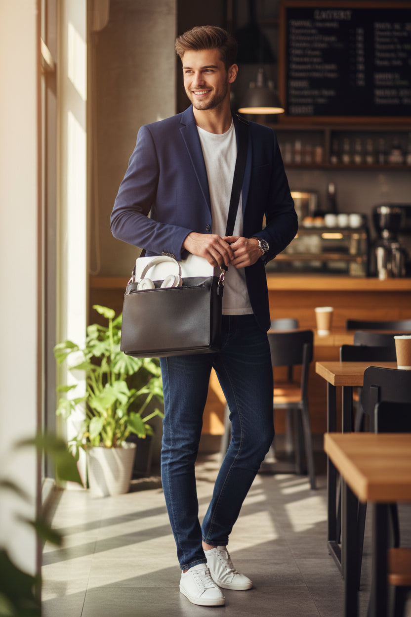 Calvin Laptop Shoulder Bag