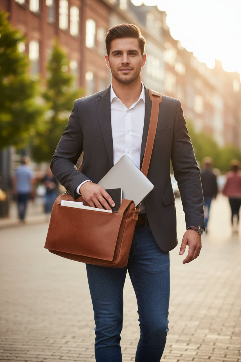Calvin Laptop Shoulder Bag