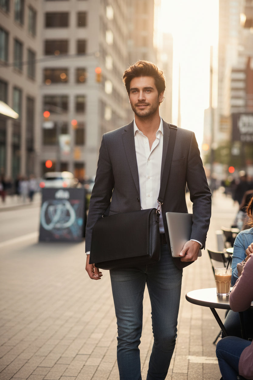Calvin Laptop Shoulder Bag